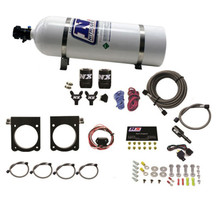 Nitrous Express 13-17 Dodge Viper (Gen-V) Nitrous Plate Kit (50-400HP) w/15lb Bottle - 20970-15