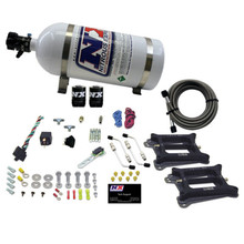 Nitrous Express Dual 4150/Alcohol Nitrous Kit (100-500HP) w/10lb Bottle - 50245-10