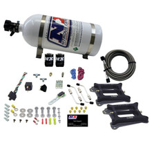 Nitrous Express Dual 4150/Alcohol Nitrous Kit (100-500HP) w/10lb Bottle - 50245-10