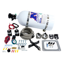Nitrous Express 4500 Covert Crossbar Plate System Stage 6 50-300HP (10lb Bottle) - 63071-10