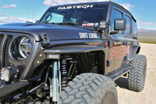 Fabtech 18-21 Jeep JL 4WD Front Steel Tube Fenders - FTS24212