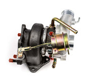 Forced Performance Subaru STi/WRX Blue Turbo 84mm Black Housing External WG w/Oil Line (D/S Only) - 2025074-0502010