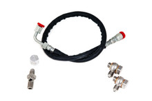 Forced Performance Subaru STi Red Turbo 84mm Black Turbine Housing External WG w/Oil Line (D/S Only) - 2025134-0502010