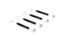 Cometic Carburetor Studs 2in Black Oxide Finish - With Bullet Tip - CF1005