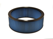 Injen NanoWeb Dry Air Filter 14in Round x 5in Tall - 1in Pleats - X-1092-BB