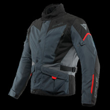 Dainese Tempest 3 Lady D Dry Jacket Ebony/Black/Lava Red Size - 46 - 202654642-80E-46