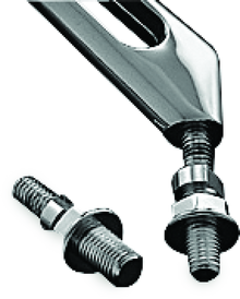 Kuryakyn Mirror Adapter Metric Chrome - 1411