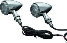 Kuryakyn Torpedo Indicator LED Amber Lights Turn Only Chrome - 2508