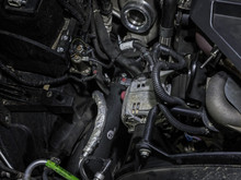 aFe 19-23 RAM Diesel L6-6.7L BladeRunner 3.5 IN Aluminum Hot Charge Pipe - Black - 46-20618-B