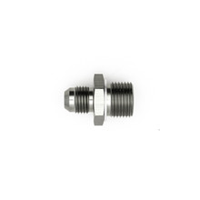 DeatschWerks 6AN Male Flare to M18 X 1.5 Male Metric Adapter (Incl Crush Washer) - Titanium - 6-02-0616