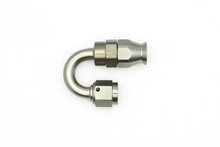 DeatschWerks 6AN Female Swivel 180-Degree Hose End PTFE (Incl. 1 Olive Insert) - 6-02-0853