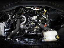 aFe 22-23 Ford Explorer BladeRunner Aluminum Hot and Cold Charge Pipe Kit - Blk - 46-20674-B