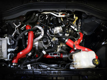 aFe 22-23 Ford Explorer BladeRunner Aluminum Hot and Cold Charge Pipe Kit - Red - 46-20674-R