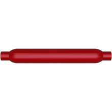 MagnaFlow Muffler Red Pack Series Glasspack 4in Rd 26in Body Length 2.5in/2.5in Inlet/Outlet - 13146