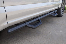 Deezee 99-23 Chevrolet/GMC/Dodge/Ford Full Size Truck Hex Cast - Crew Cab Side Steps (Txt Blk) - DZ66321CTB