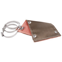 DEI Pipe Shield w/Stainless Steel Clamps - 6in x 12in - Titanium - 10450
