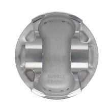 Manley 2004+ Subaru WRX STi EJ257 99.50mm Bore 8.5:1 CR -17cc Dish Extreme Duty Piston Set w/Rings - 632800CE-4