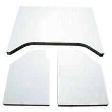 DEI 07-10 Jeep Wrangler JK 2-Door Boom Mat Headliner - 3 Piece - White - 50136