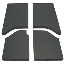 DEI 11-18 Jeep Wrangler JK 2-Door Boom Mat Headliner - 4 Piece - Black - 50138
