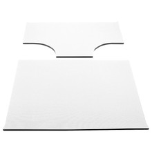 DEI 03-06 Jeep Wrangler TJ 2-Door w/Speaker Pods Boom Mat Headliner - 2 Piece - White - 50148