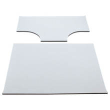 DEI 03-06 Jeep Wrangler TJ 2-Door w/Speaker Pods Boom Mat Headliner - 2 Piece - White - 50148