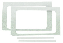DEI 18-23 Jeep Wrangler JL 4-Door Boom Mat Rear Side Window Trim - 4 Piece - White - 50175