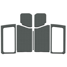 DEI 18-23 Jeep Wrangler JL 2-Door Boom Mat Complete Headliner Kit - 7 Piece - White - 50281