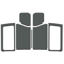 DEI 18-23 Jeep Wrangler JL 2-Door Boom Mat Complete Headliner Kit - 7 Piece - White - 50281