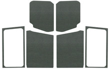 DEI 18-23 Jeep Wrangler JL 2-Door Boom Mat Complete Headliner Kit - 7 Piece - Gray - 50282