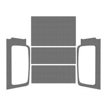 DEI 04-06 Jeep Wrangler LJ Unliminted Headliner Complete Kit - Gray - 50603