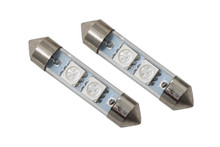 Diode Dynamics 39mm SMF2 LED Bulb - Blue (Pair) - DD0088P