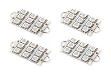 Diode Dynamics 44mm SML9 LED Bulb - Red Set of 4 - DD0105Q