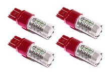 Diode Dynamics 7443 LED Bulb XP80 LED - Red Set of 4 - DD0115Q