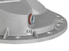 afe Front Differential Cover (Raw; Street Series); Dodge Diesel Trucks 03-12 L6-5.9/6.7L (td) - 46-70040
