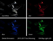Diode Dynamics Mustang Interior Light Kit 15-17 Mustang Stage 1 - Cool - White - DD0225