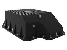 afe Transmission Pan (Black); Ford Diesel Trucks 03-10 V8-6.0/6.4L (td) - 46-70122-1