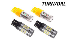 Diode Dynamics JL Wrangler Front Turn Stage 1 (7443 LED Bulb HP48 - White and - Amber) - DD0421