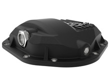aFe Pro Series Dana 60 Front Differential Cover Black w/ Machined Fins 17-20 Ford Trucks (Dana 60) - 46-71100B