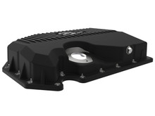 aFe 05-19 VW 1.8L/2.0L w/ Oil Sensor Engine Oil Pan Black POWER Street Series w/ Machined Fins - 46-71210B