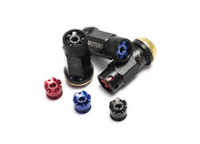 Wheel Mate Muteki Aluminum Closed End Cap 12 X 1.50- Blue (24 PCS) - 32956U