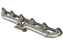 aFe Twisted Steel Header Turbo Manifold (T3) 98.5-02 Dodge Diesel Trucks L6 5.9L (td) - 48-32020