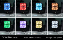 Diode Dynamics 2022 Toyota Tundra SS5 Sport Stage Series Ditch Light Kit - Yellow Combo - DD7398