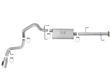 aFe Scorpion 2-1/2in Alum Steel Cat-Back Exhaust w/ Polished Tips 07-17 Toyota FJ Cruiser V6 4.0L - 49-06039-P