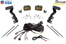 Diode Dynamics Stage Series 2in LED Ditch Light Kit for 2024+ Toyota Tacoma- Sport White Combo - DD7934
