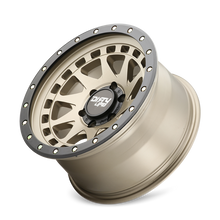 Dirty Life 9311 Enigma Pro 17x9/5x127 BP/-12mm Offset/71.5mm Hub Satin Gold Wheel - Beadlock - 9311-7973MGD12