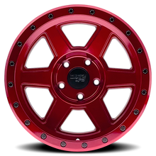 Dirty Life 9315 Compound 17x9 / 5x127 BP / -12mm Offset / 78.1mm Hub Crimson Candy Red Wheel - 9315-7973R12