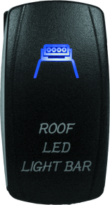 DragonFire Racing Lighted Switch Roof Led On/Off Blue - 521395
