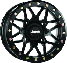 DragonFire Racing Typhon Wheel 15X7 4/156 5+2 +10 Machined Black - 523197