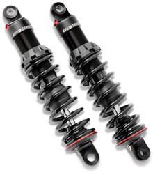 Progressive Harley V-Rod 490 Series Shocks 13.0in Bushing - Black - 490-1010