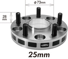 Project Kics 25mm Thick 12x1.25 56mm Hub 5-114.3 Wide Tread Spacers - W5125W356